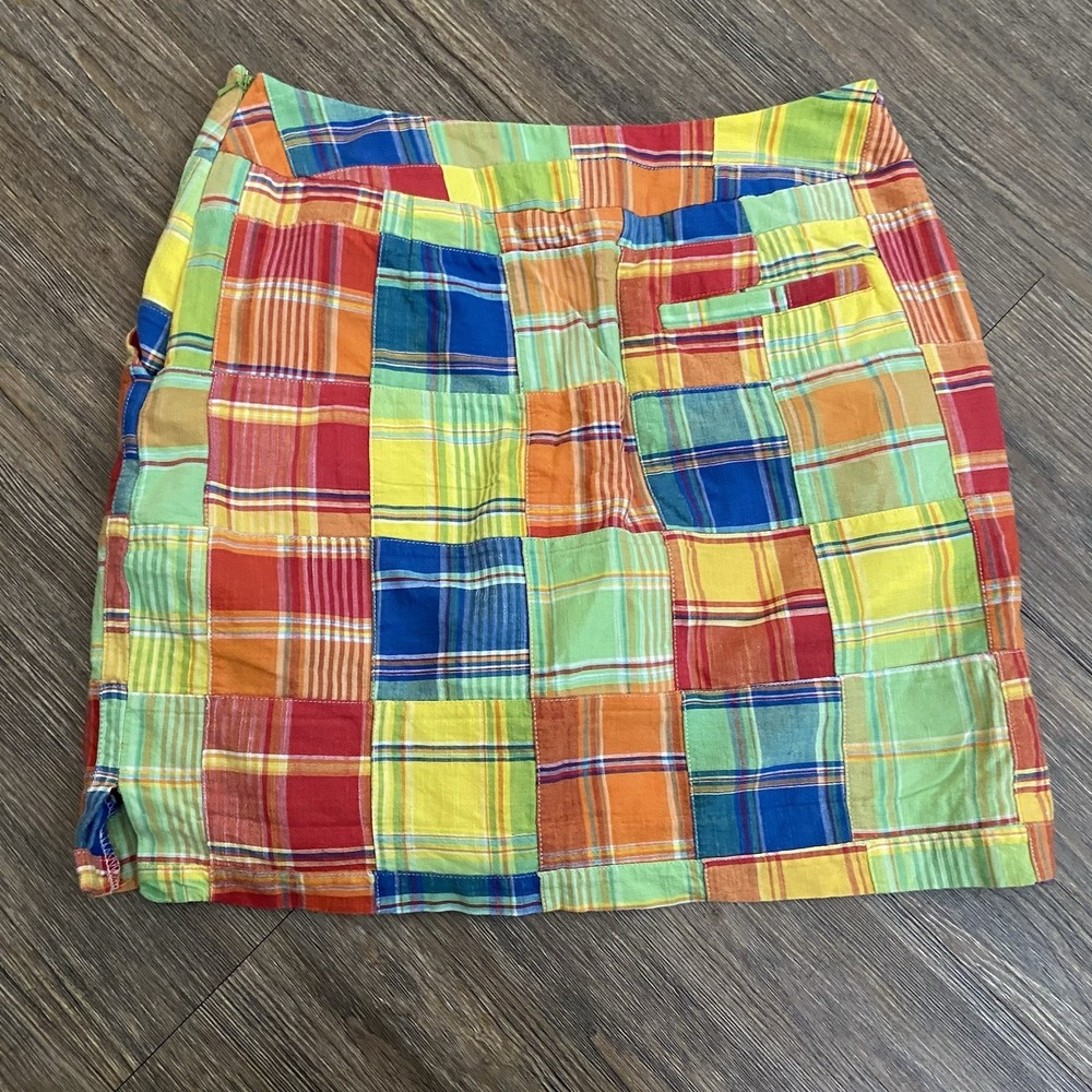 Loudmouth Ladies Golf Pickleball Plaid Lined Tennis Skirt Skort Size 2 - Picture 6 of 6